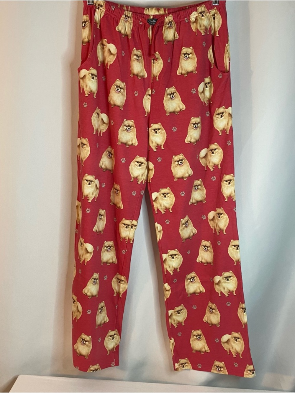 2 New Pairs Pomeranian Print Sleep/Lounge Pants, XL - Picture 4 of 5